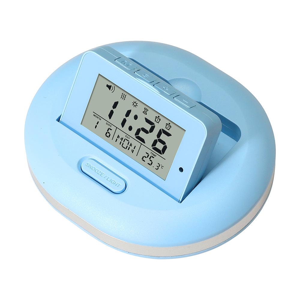 Silent Vibration Alarm Clock with Night Light for Students - Multi-functional Wake-up Timer
