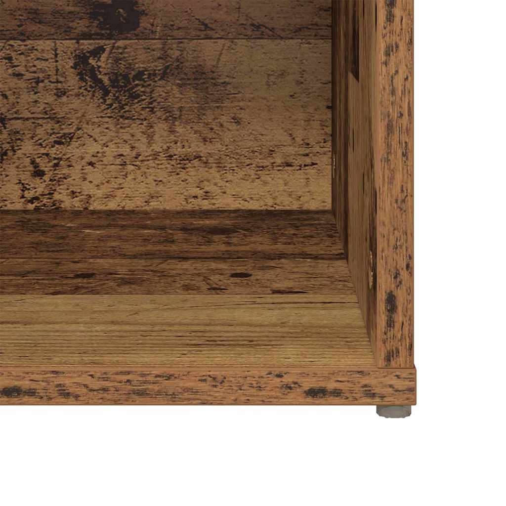 TV Cabinet Set 2 pcs Reclaimed Wood Look 72 x 35 x 36.5 cm Engineered Wood