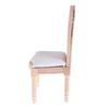 1/12 Dolls Miniature Furniture Wooden Unpainted Dining Chair For Dollhouse
