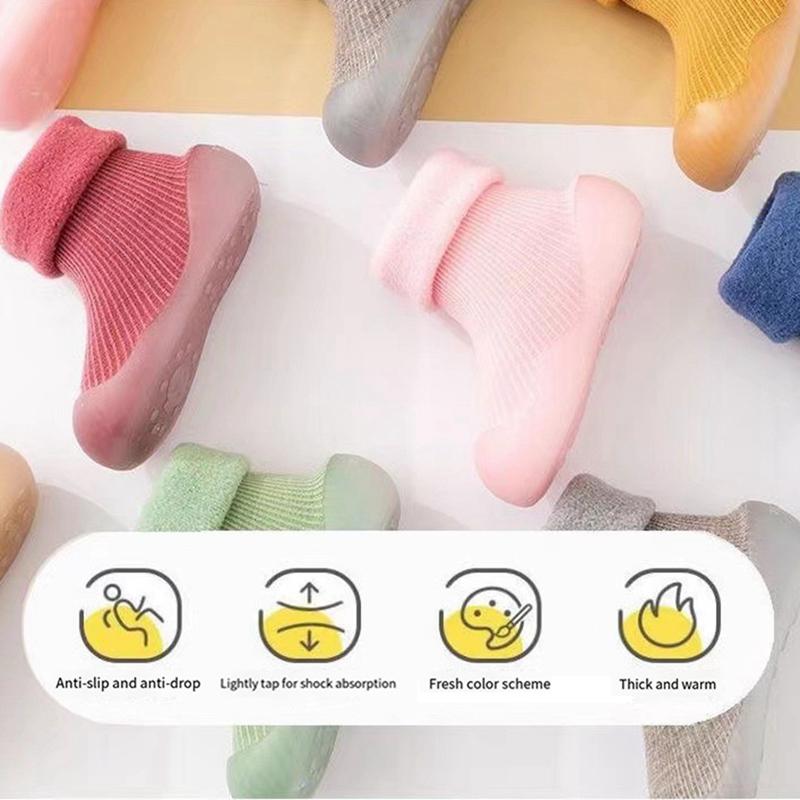 Batole Dětské Protiskluzové Chodící Ponožky Teplé Ponožky