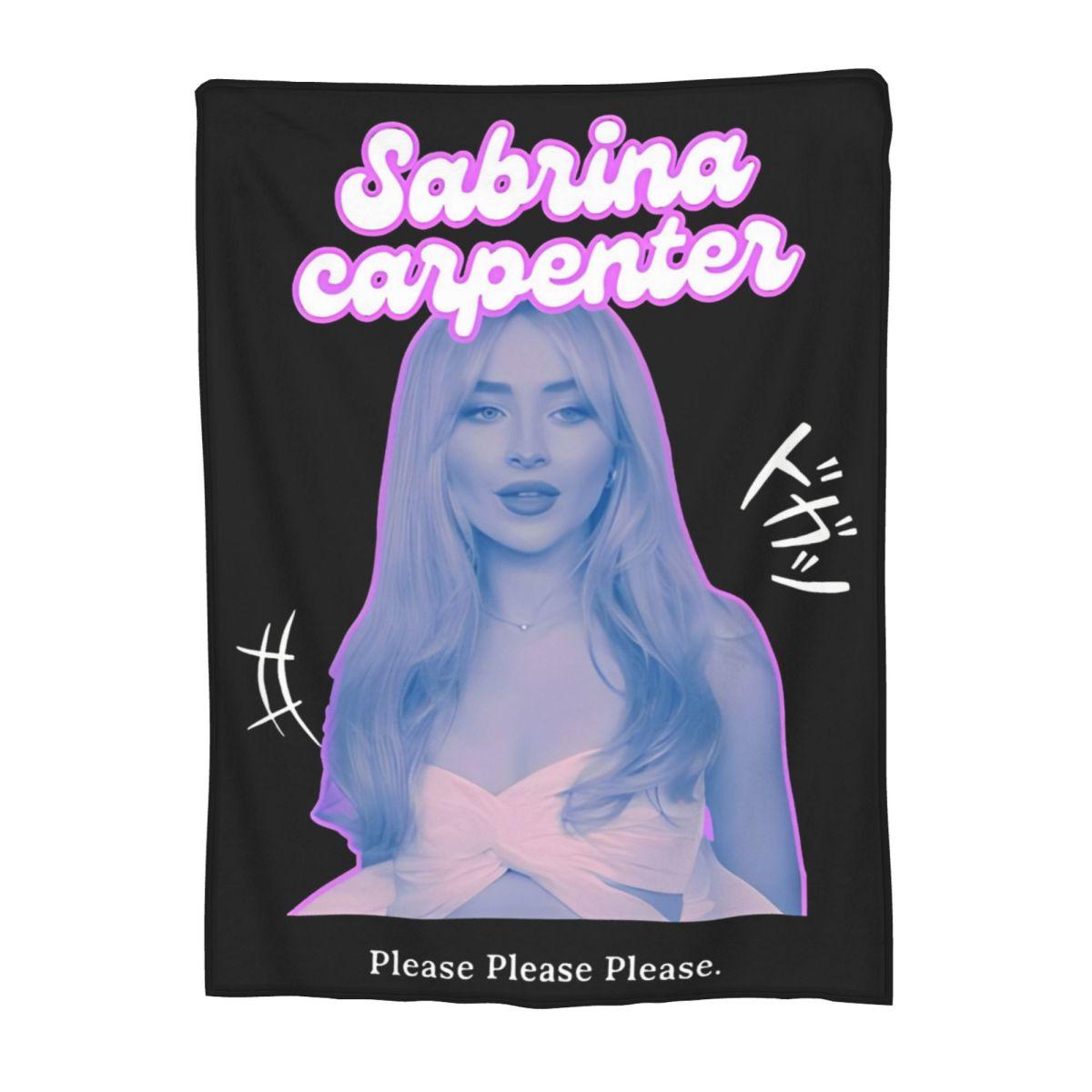 Sabrina Carpenter Blanket Fleece Summer Breathable Warm Throw Blanket for Home Outdoor Rug Piece 75x90cm