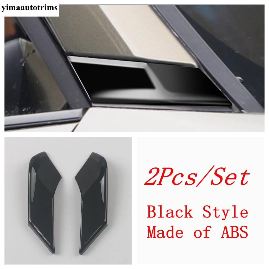 Car Window A Pillar Side Triangle Panel Column Frame Cover Trim ABS Chrome Accessories For Toyota Corolla Cross XG10 - 2025