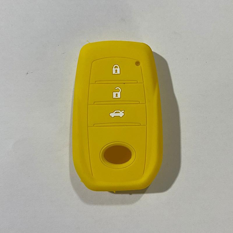 Silicone Car Key Case Cover For Toyota Chr Rav4 Auris Avensis Prius Aygo Camry Corolla Land Cruiser 200 Prado Crown Key