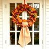Entryway Wreath Ribbon Tie, Polyester Holiday Accent for Fall Gatherings, Thanksgiving Display and Classroom Use