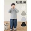 Youyou Boy's Winter Cartoon Mock Neck Base Layer