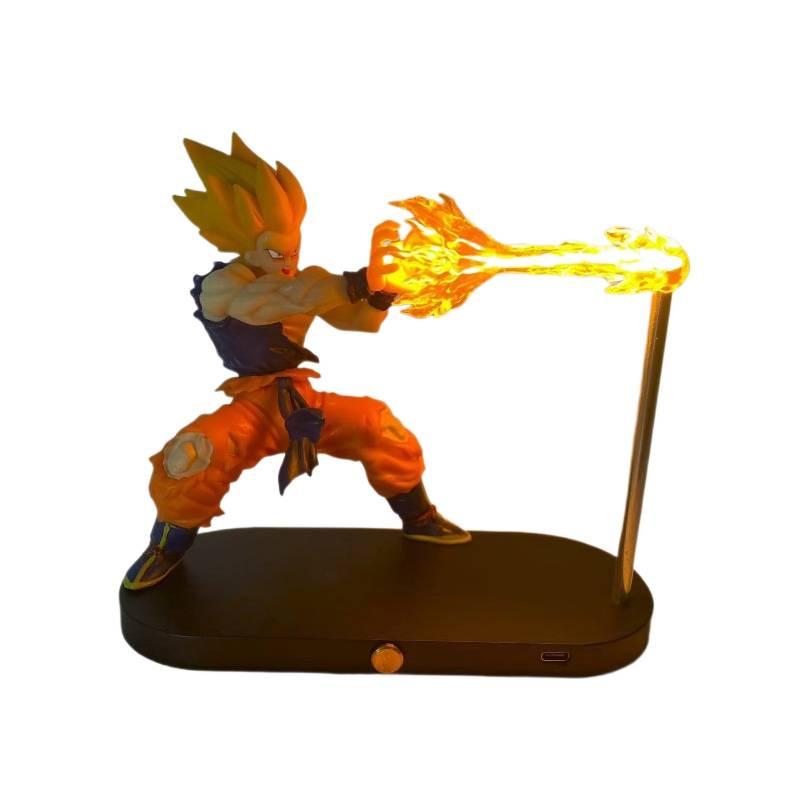 Dragon Ball Figure, Turtle Pie Qigong Wukong, Shock Wave Suspension Night Light Ornament Luminous Model Doll Gift