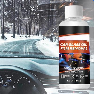 Car Windshield Cleaner 100ml Efficient Powerful Glass Cleaner For Car Windshield Liquid Multifunctional Car Maintenance Supplies
