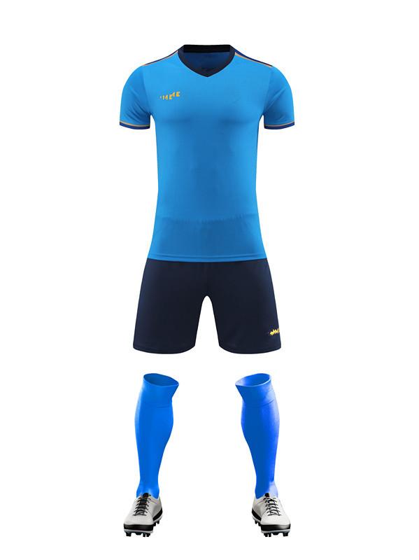 Short Sleeve Football Suit Men's and Women's Adults Children's Breathable Quick-Drying Training Sports Suit Football Suit