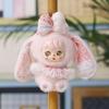 Cute Rabbit Plush Doll With Short Pile Fabric For Backpack Accessories