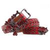 High-End Red Hip Hop Skull Belt for Men's Trendy Jeans