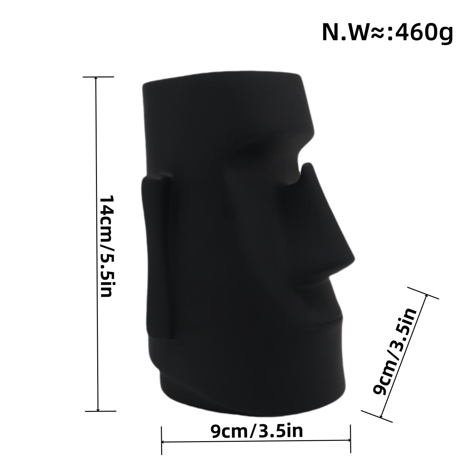 

Креативная подставка из смолы для очков и ручек - Многофункциональный настольный органайзер чёрный