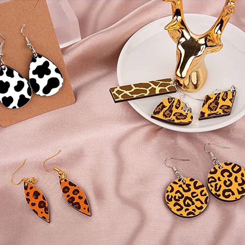 260PCS Sublimation Blanks Products Blanks for Women Girls DIY Christmas Jewelry Making Sublimation Accessories DIY Craft