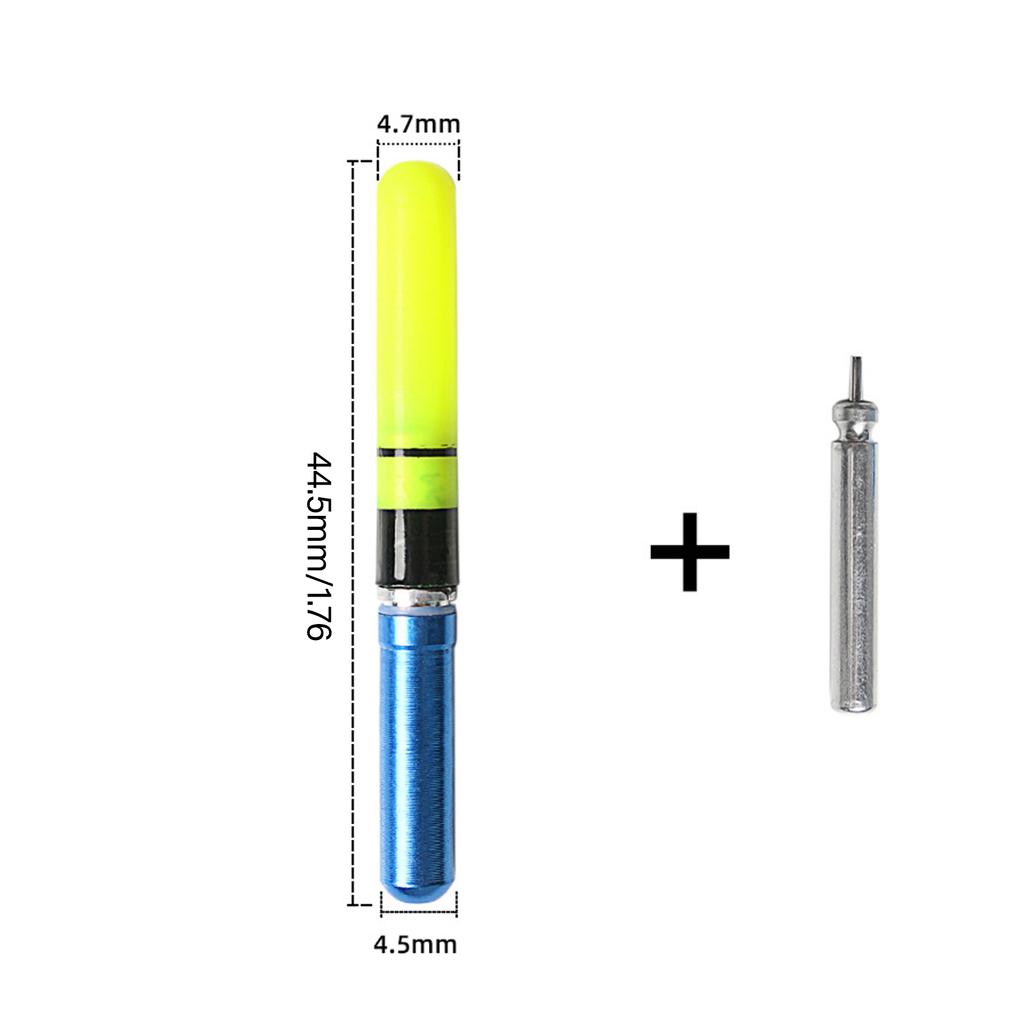 Fiske Lyspinne LED Fiskespöljus Nattfiske Huggindikator Lyspinne Betalarm Nattfiskespö Självlysande Spö