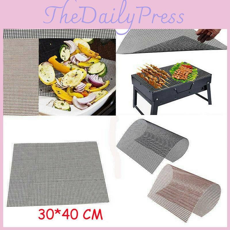 Convenient Reusable Bbq Grill Mat For Hassle-free Grilling And Baking