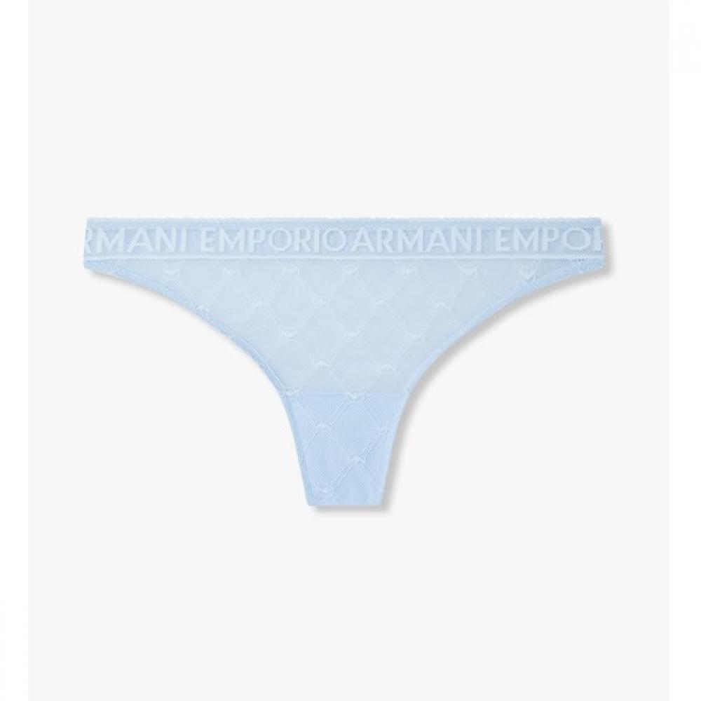 

Emporio Armani Women S Patterned meSh Brazilian Brief M