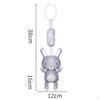 Crib Animal Stuffed Hanging Rattle Toys with Wind Chimes Soft Plush Stroller Toy