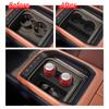 Sambee for Kia Telluride 2027+ Premium Central Console Water Cup Holder Shock-Absorbing Storage Tray Silicone Car Accessories