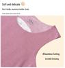 De Róng Women's Seamless Warm Vest - Winter Plus Velvet, Thickened Stomach Protection, Heating Base Layer, Cotton Camisole