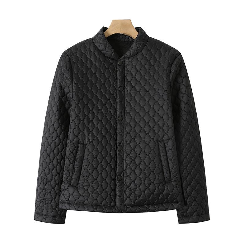 

Легкая и тонкая вышитая теплая маленькая хлопковая куртка, бейсбольная хлопковая куртка, модная подкладка для весны и осени, теплая XL-130-77.5kg