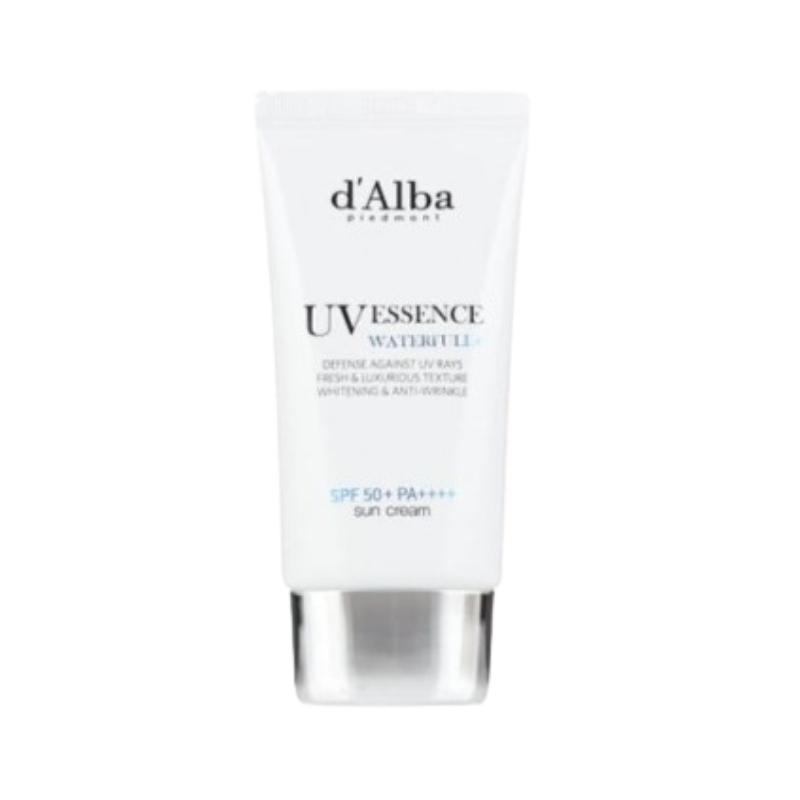 

d Alba Waterfull Essence Sun Cream 50ml SPF50+ PA++++ Hydrating Lightweight Sunscreen Fresh Glow Finish Daily UV Protection 50ml