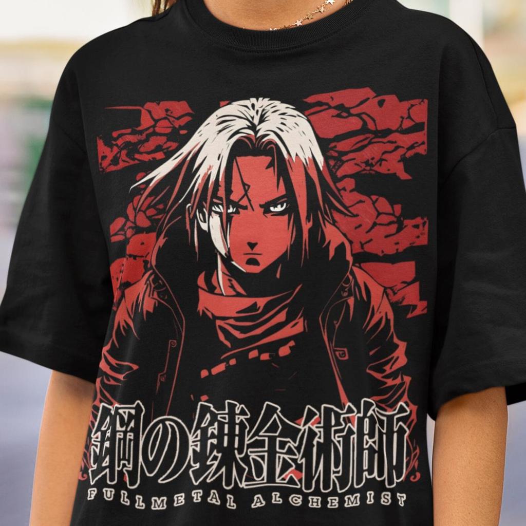 Unisex, Vintage Alchemist Anime Shirt, Edward Shirt, Elric Brothers, FMA Alphonse, FMAB Manga GIFT Tee, Fullmetal Brotherhood Edward Tshirt
