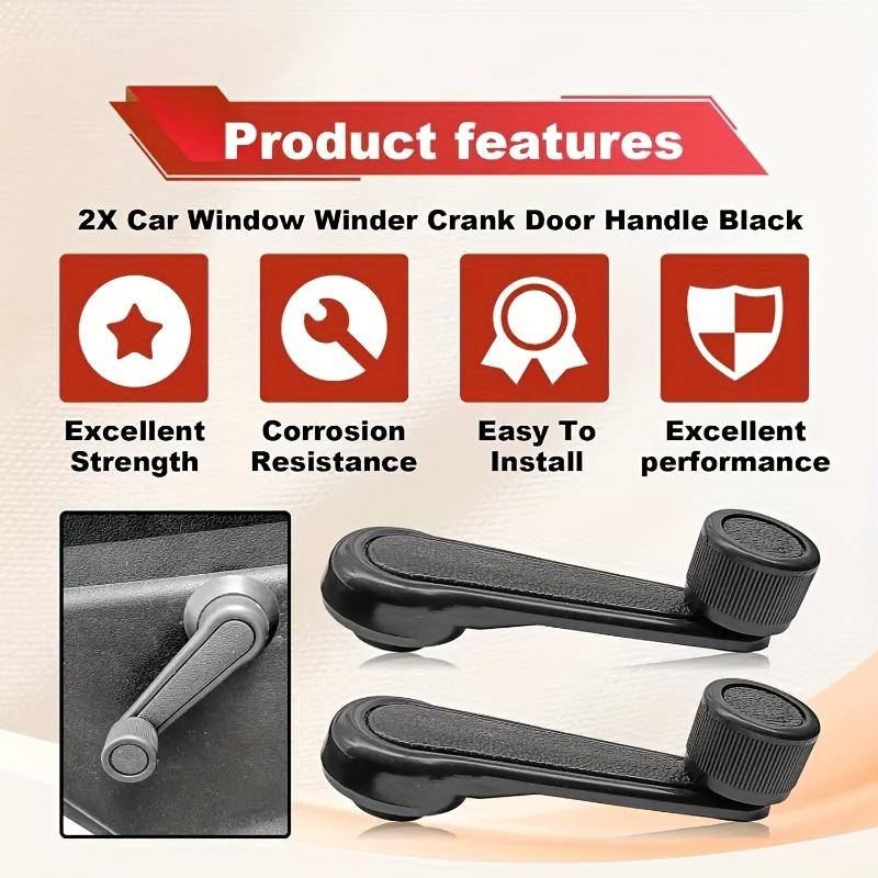 Car Window Crank Handle - Durable Manual Window Lifter, Easy to Install, Suitable for Electric Tricycles, Quad Bikes & Cars