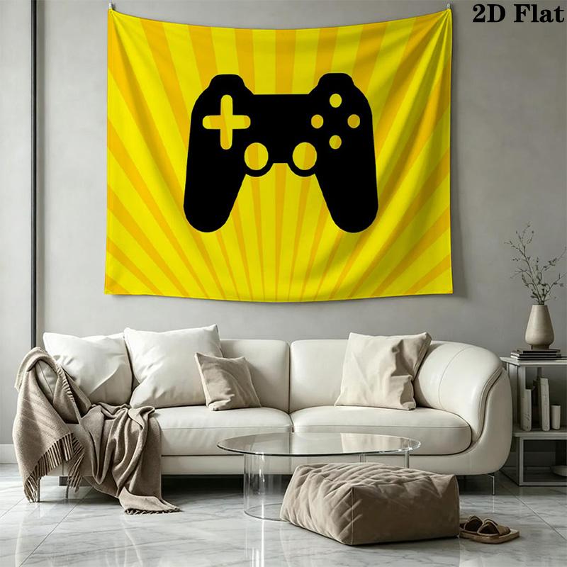 Game Controller Pattern Home Decor Tapestry, Wall Hanging, Decorative RV Wall Cloth.MGT0918318