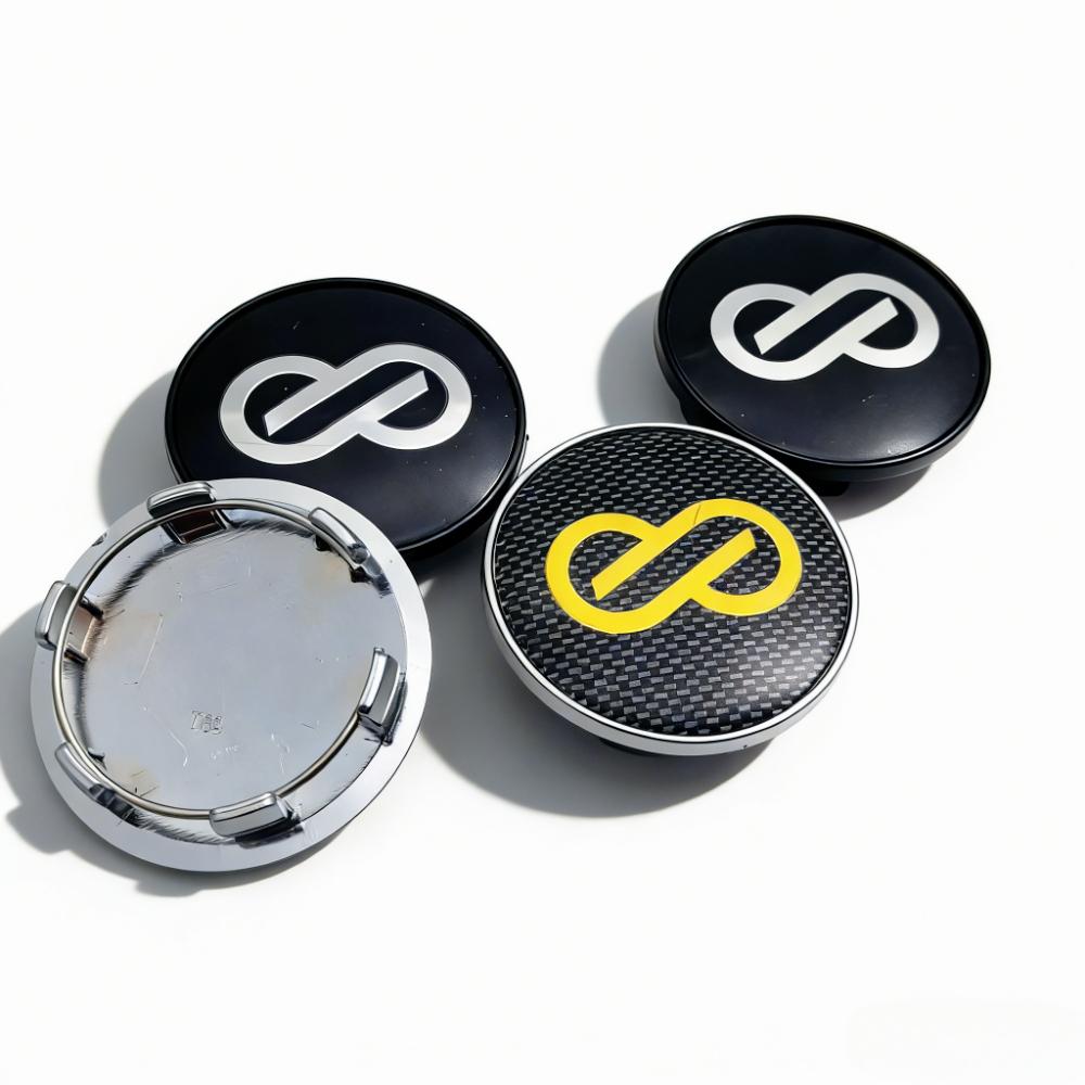 4pcs JDM ENKEI Logo Emblem Car Wheel Center Caps 69MM Clips 56MM Wheels Hub Dust Cap Rim Hubcaps Dustproot Cover Car Accessories