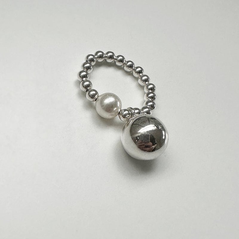 Mosxe [925silver] Big Ball Ring