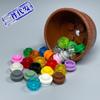 Dropshipping MOC Small Particle Building Blocks Round Light Brick Stud Bean Cannon Kit