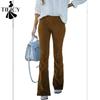 Damesmode Casual Effen Kleur Print Hoge Taille Broek Broek & Capri's