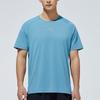 Anta Solid Color Crew Neck Short Sleeve T-Shirt Men Tops Sunny-Smoke-Blue 952325103-4