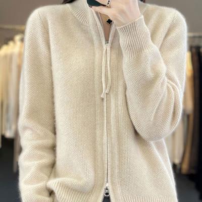 Sweaters Coat Cardigan for Women Autumn Winter Large Size  Loose Long Sleeve Cardigan Thickened Sweaters Jacket