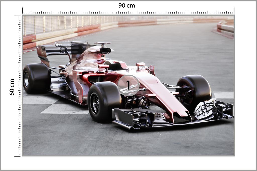 Photomural F1 Car On The Starting Line Non-Woven 90x60