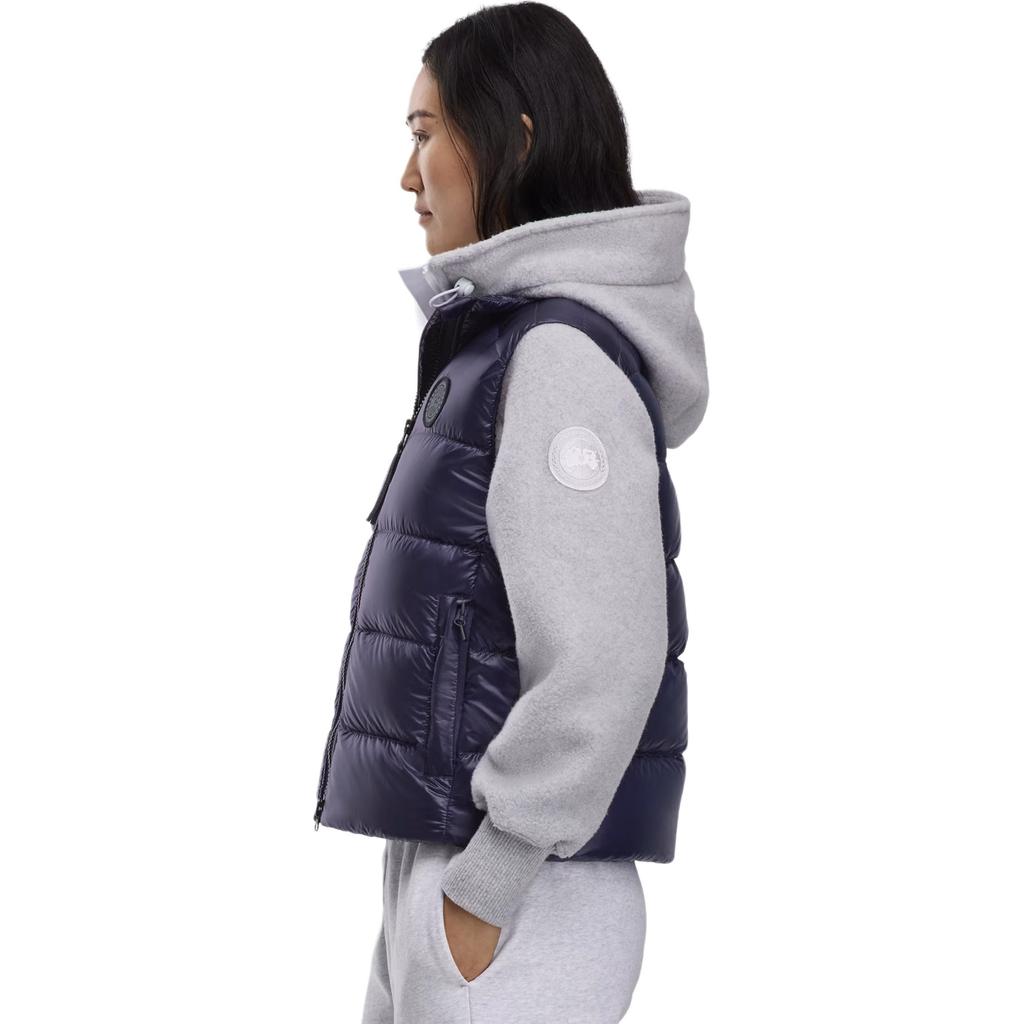 Canada Goose Cypress Series Black Label Waterproof Windproof Warm Lightweight Stand Collar Zipper Slim Fit Short Down Vest Women vest 2237LB-9391
