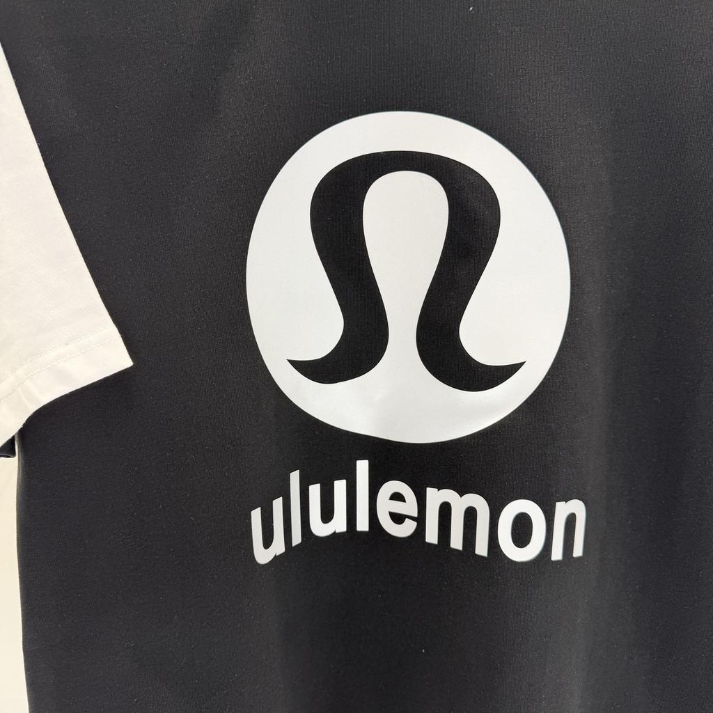Men Classic Logo Print Short‑Sleeve T‑Shirt Crew Neck Loose Casual Summer Tees Tops