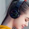 B39 RGB Luminous Wireless BT 5.0 Gaming Headset Stereo Headphone Foldable Earphone Headphone Mic