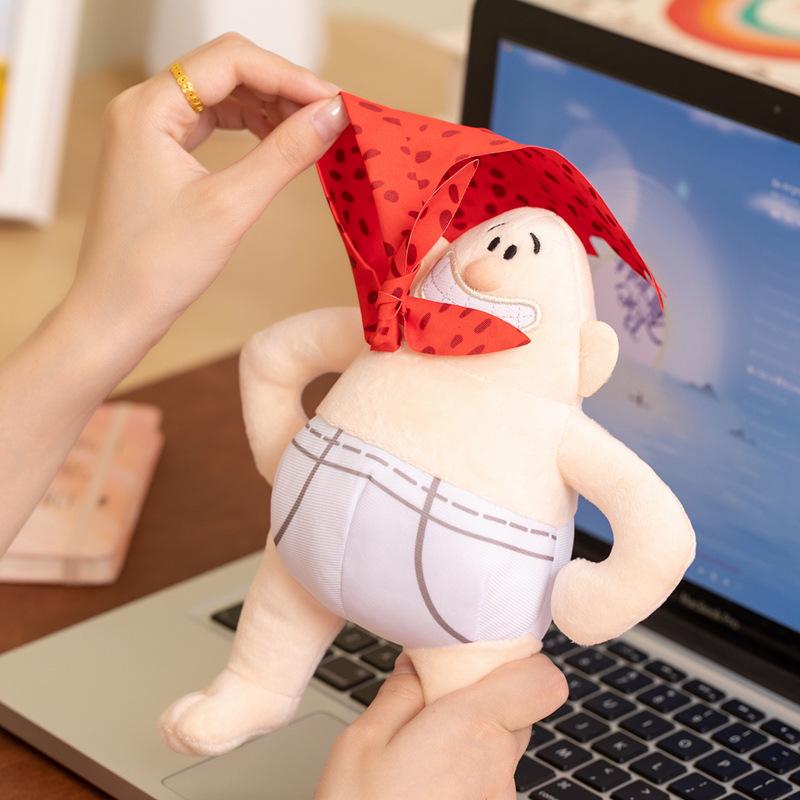 Captain Underpants & Superman Adventures Plush Doll Anime Figurine