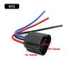 1Pcs H4 H7 H11 H13 H16 5202 Female Adapter Sockets pigtail Wiring Harness Connector Holder Plug For Headlight Fog Light Retrofit