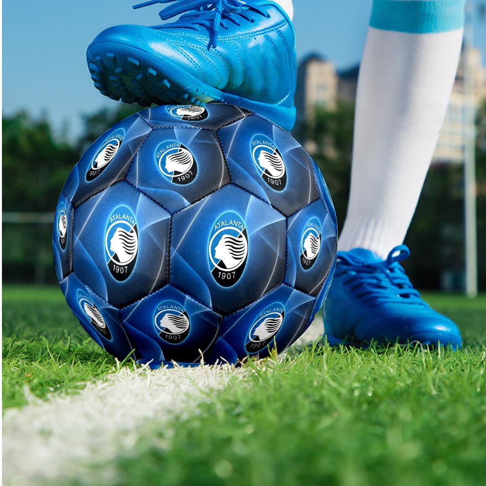 Pallone da Calcio Atalanta FC Taglia 5 Standard Durevole per Allenamento Partita Sport all'Aperto per Adulti
