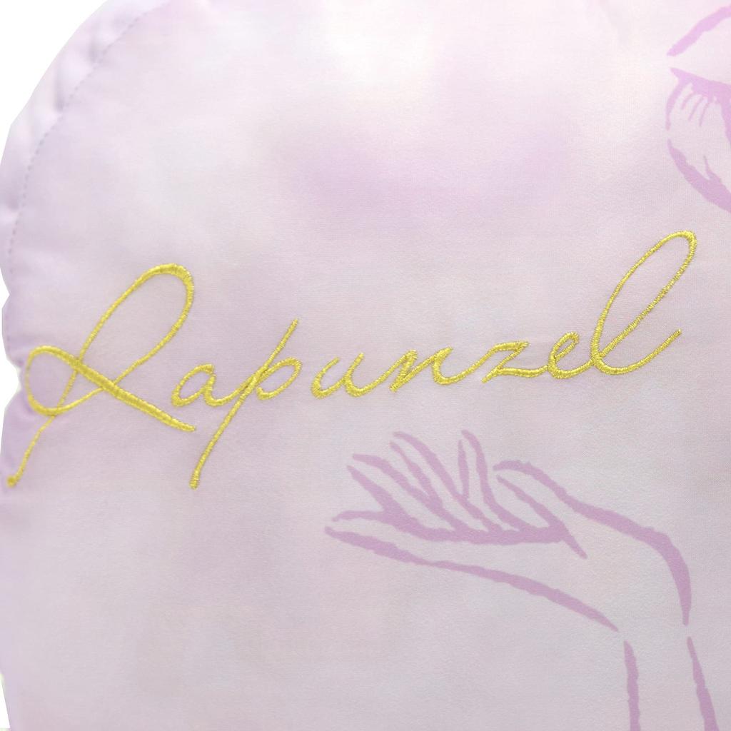 MORIPiLO Körperkühlung und Erfrischung für Kinder und 31x20cm Charakter Flauschiges Plüschtier Disney 4620532 Kissen, Erwachsene, Rapunzel, Lila, [Offiziell