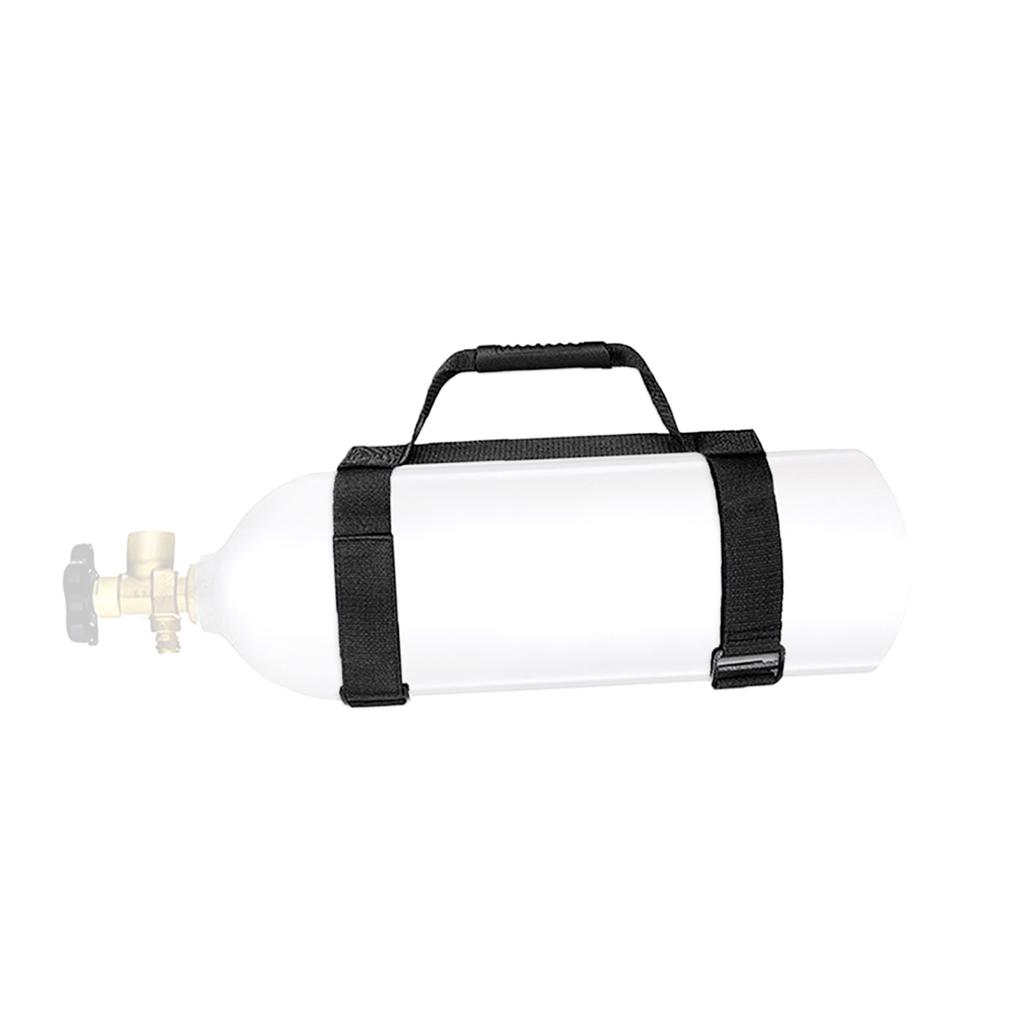 Air Cylinder Carrier Bottle Holder Strap Dive Tank Carrier with Handle Underwater Diving Cylinder Carrier Holder