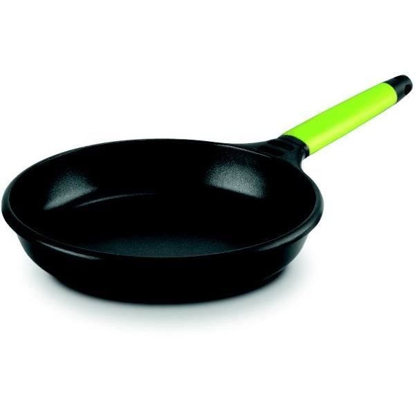 Frying Pan - CASTEY - Fundix - Aluminum Cast Iron - Ø24 Cm - Removable Handle (Kiwi Sleeve)