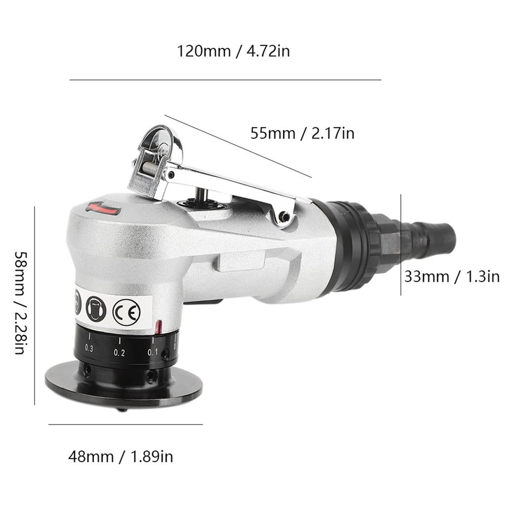 KOPO KP5702 Chamfering Machine Mini Linear Pneumatic Tool HandHeld 45 degrees LightWeight Elbow