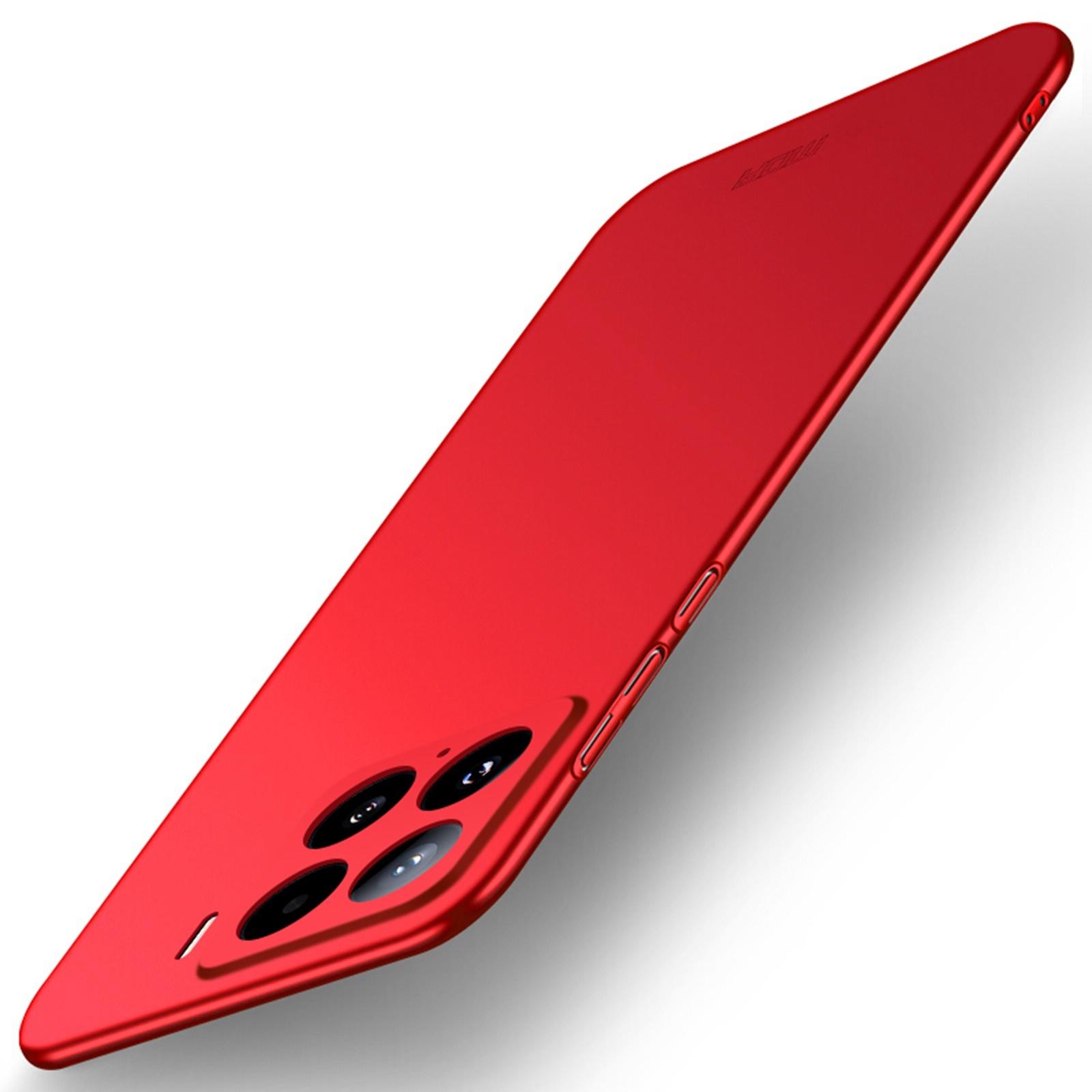 

For Xiaomi 15 Phone Case MOFI Shield Matte Series Ultra Slim PC Protective Cover Red