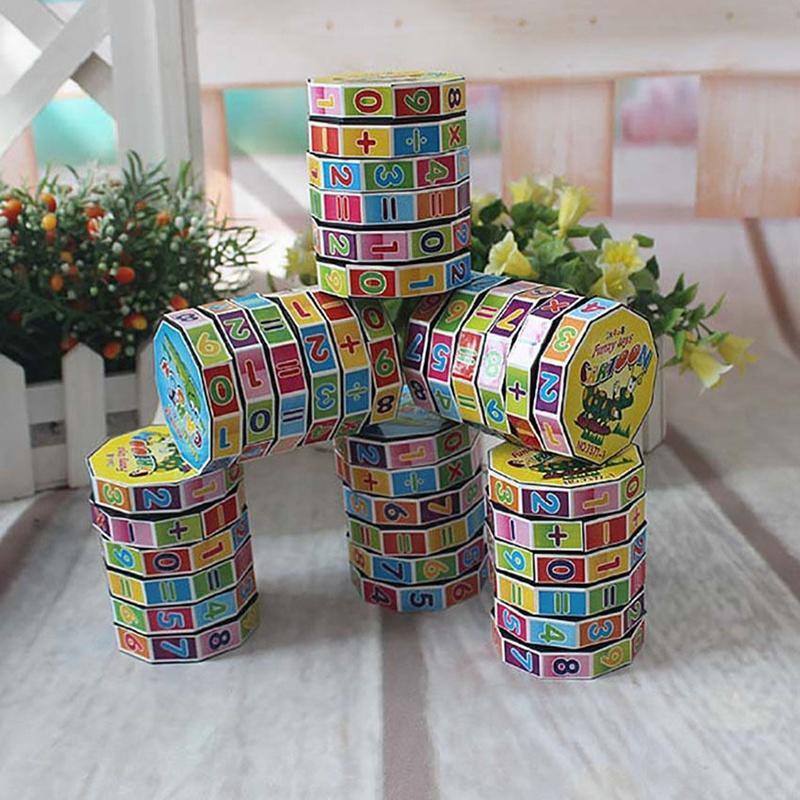 Digital Cube Fashion Design Children's Education Learning Math Toys For