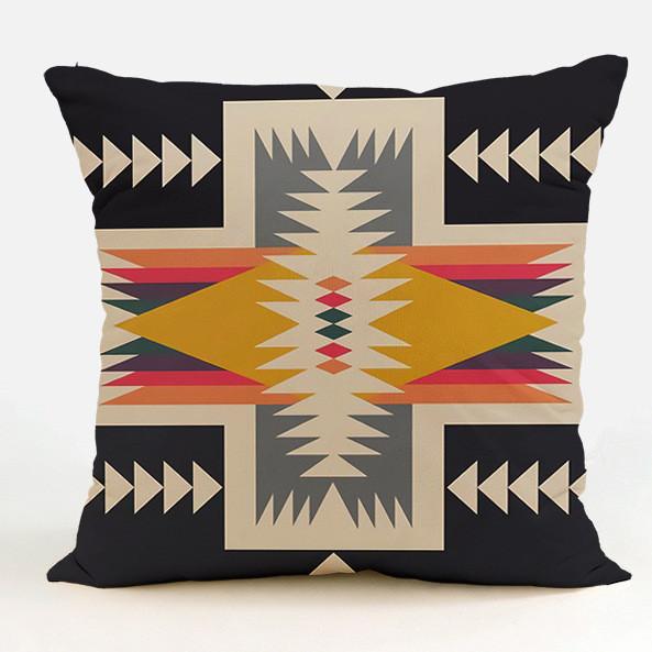 Modern Minimalist Geometric Linen Pillow Cover For Living Room Decor