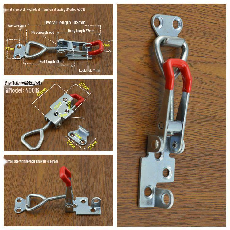 304 Stainless Steel Adjustable Toggle Latch Clamp