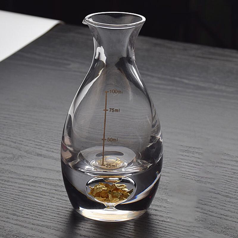 LISM Gold Foil Liquor Glass Gift Set