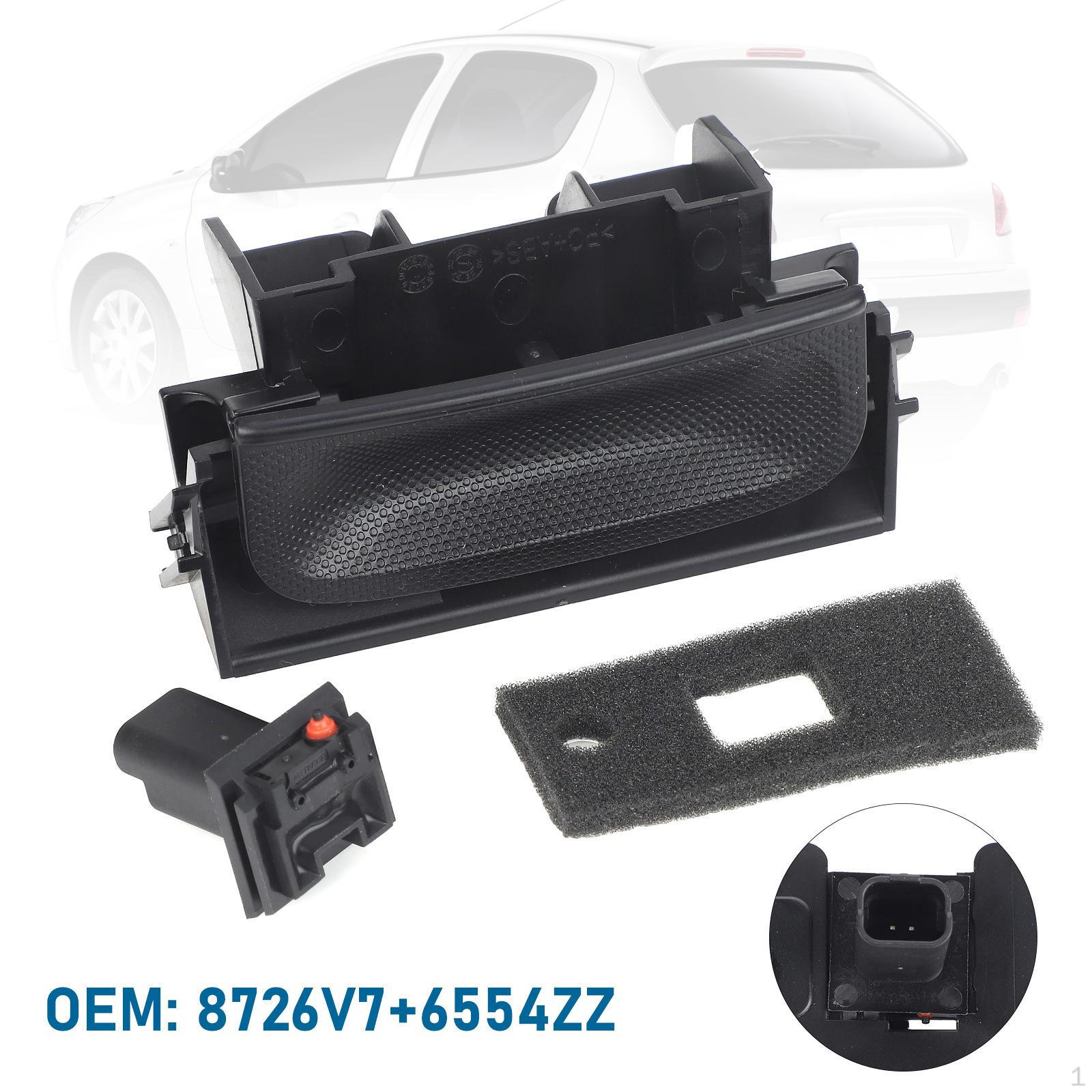 

Tailgate Handle Release Switch, Boot Trunk Push Button for Citroen C3 C4 Car